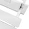 Seient de dutxa abatible. Cadira plegable amb peus de plàstic i alumini gris 320x328mm