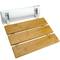 Siège de douche rabattable. Chaise pliant en bois bambou et aluminium 320x328mm