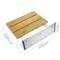 Siège de douche rabattable. Chaise pliant en bois bambou et aluminium 320x328mm