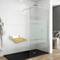 Siège de douche rabattable. Chaise pliant en bois bambou et aluminium 320x328mm