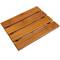 Siège de douche rabattable. Chaise pliant en bois tropical et aluminium 380x338mm