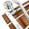 Siège de douche rabattable. Chaise pliant en bois tropical et aluminium 380x338mm