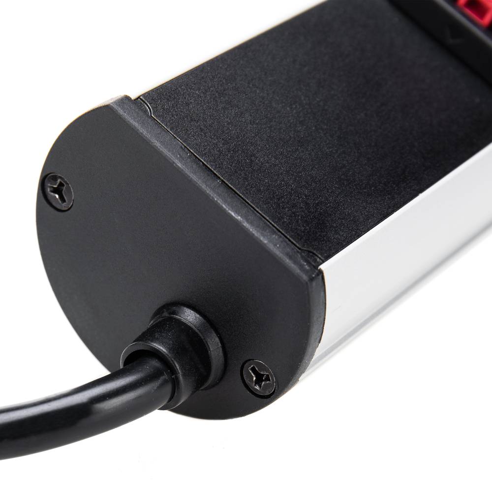 Multiprise tour rétractable avec 4 prises schuko 16 A 250 V