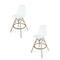 High chair inspired in Eiffel Tower white 2 units