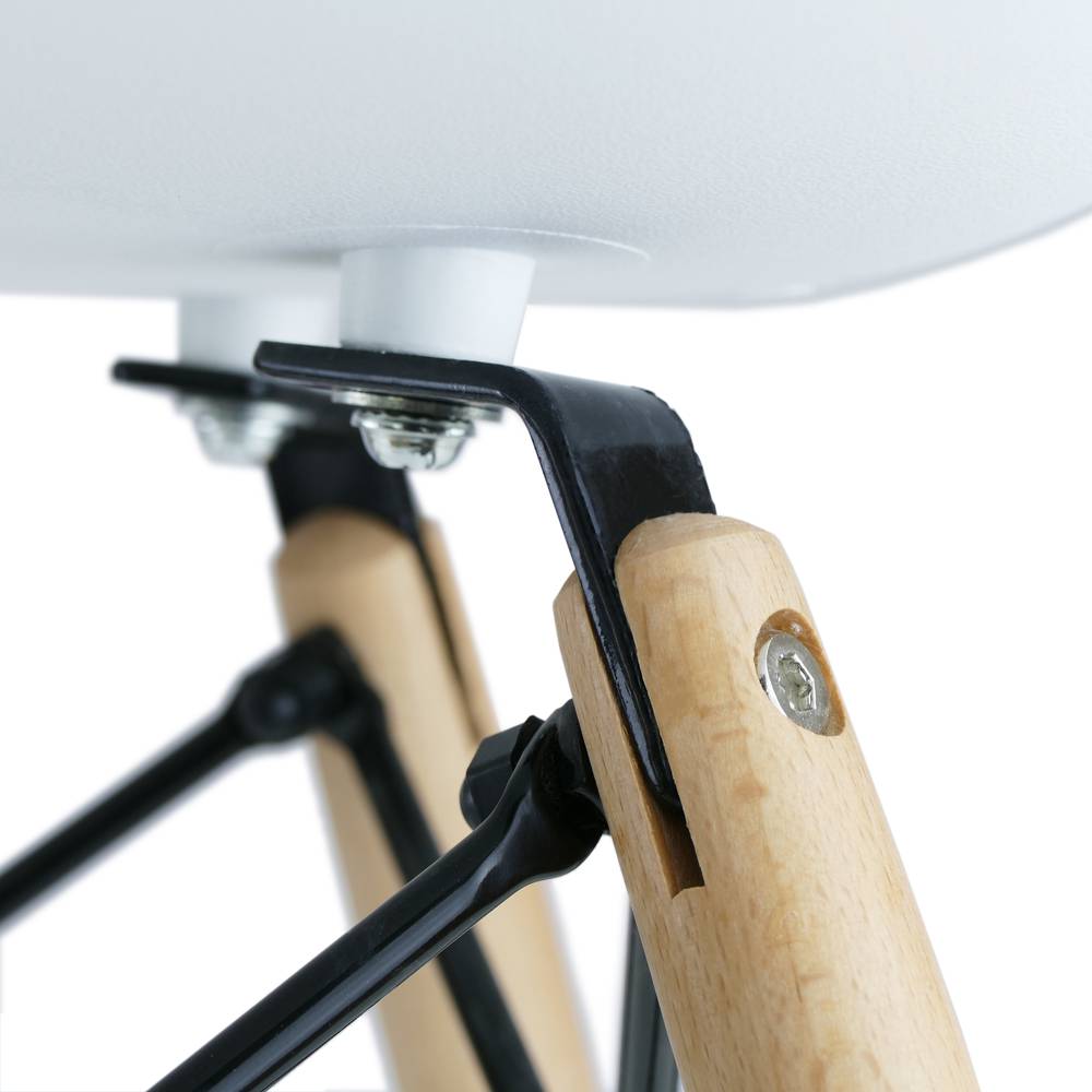High chair inspired in Eiffel Tower white 2 units