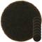 Adhesive felt for furniture Round 27mm Brown 8 units