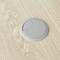 Lote de 20 pasacables redondo para encastrar en mesa de color gris y diámetro 50 mm