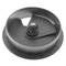 Set of 20 round cable grommets to build in table of black color and diameter 53 mm