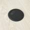 Set of 20 round cable grommets to build in table of black color and diameter 53 mm