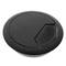 Set of 20 round cable grommets to build in table of black color and diameter 53 mm