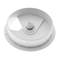 Lot de 20 passe-câbles ronds encastrables pour table de couleur blanc et diamètre 60 mm