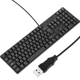 Teclas USB 105 do teclado espanhol preto QWERTY