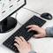 Clavier noir QWERTY espagnol USB 105 touches