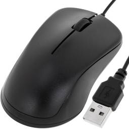 Wired Mouse 1200 DPI Black