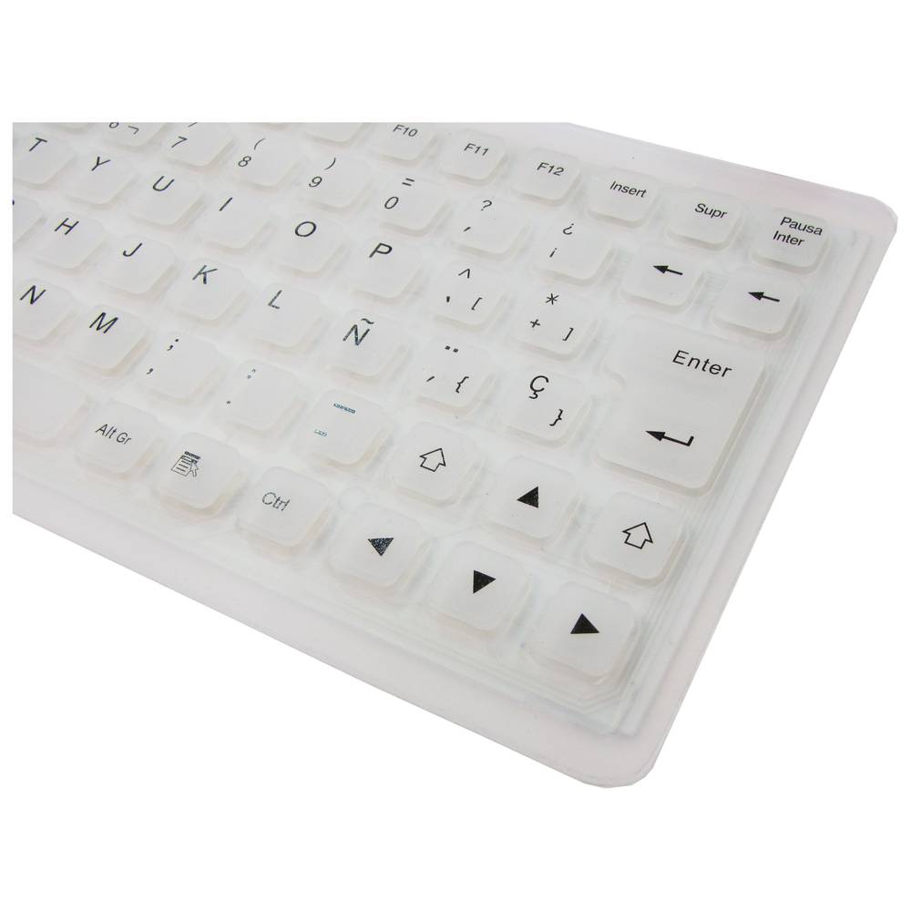 Flessibile Tastiera USB e PS2 85 tasti retroilluminata e nero