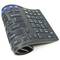 Flexible Keyboard USB 126 keys black and multimedia wireless