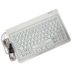 Clavier industriel avec 85 touches de la souris USB et blanc