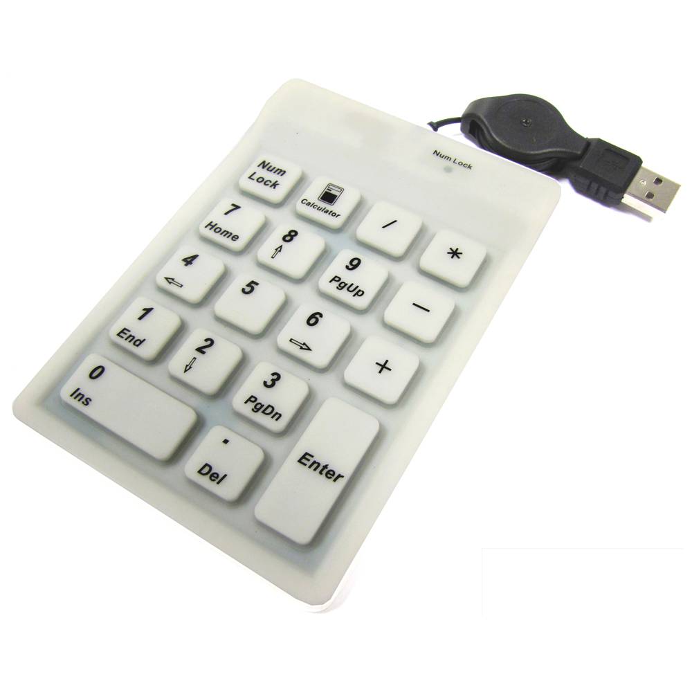 Industrielle clavier 18-clé USB et blanc Calculatrice