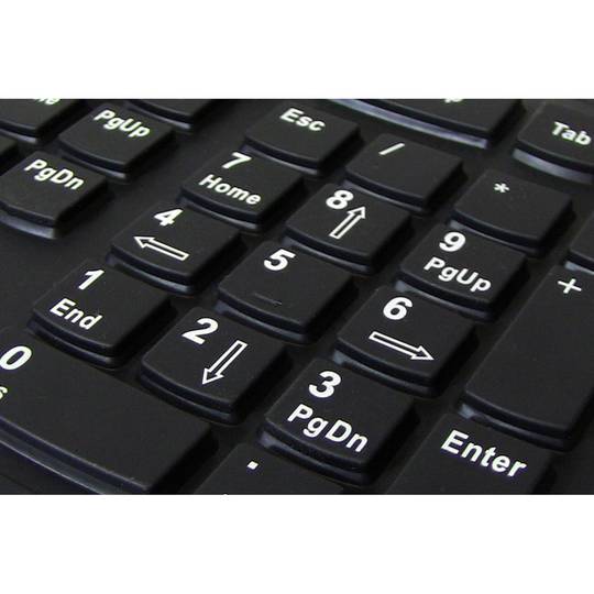 USB Flexible Numeric Keypad 33-key black and