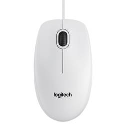 Ratón óptico B100 USB blanco de Logitech 910-003360
