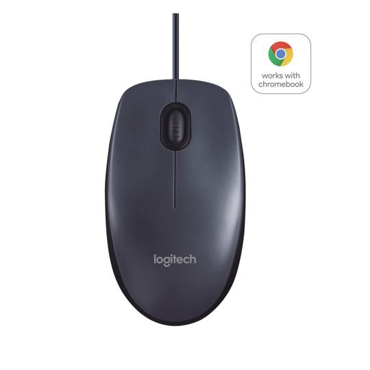 Logitech Black B100 USB Optical Mouse 910-003357