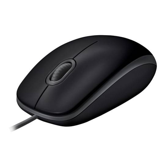 Logitech Black B110 Silent USB Optical Mouse 910-005508 - Cablematic