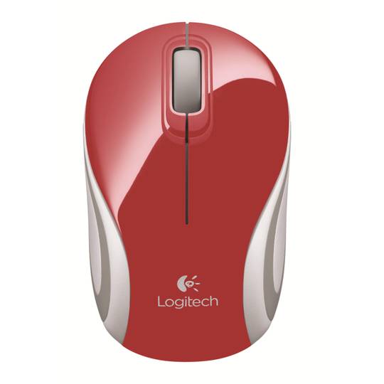 Logitech M187 Mouse sem fio vermelho 910-002732