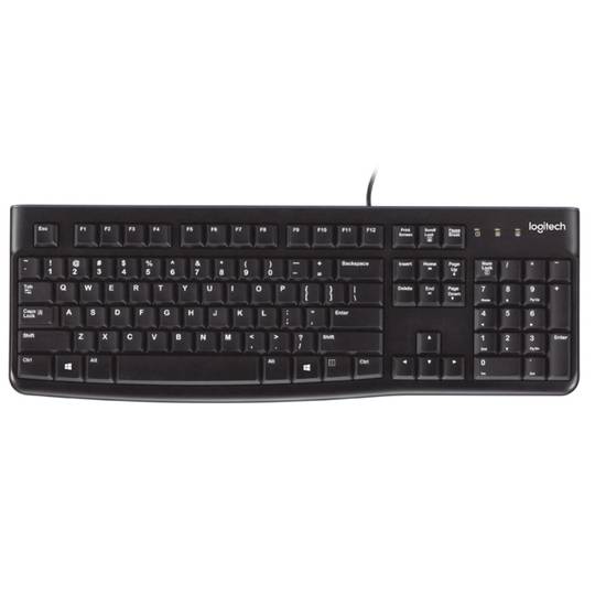 Logitech K120 zwart USB-toetsenbord 920-002518
