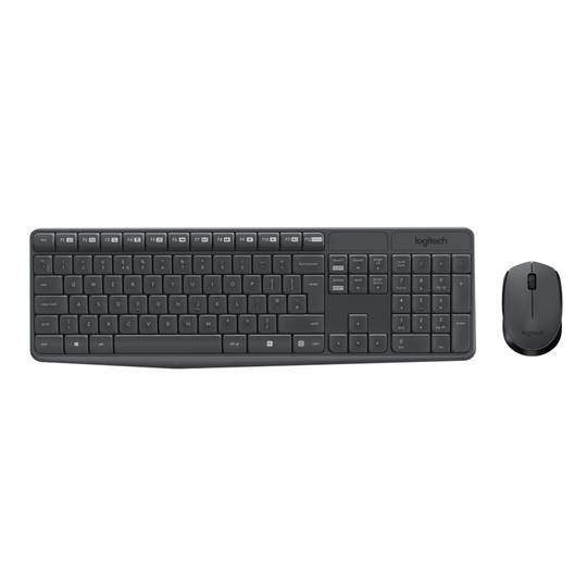 Conjunto de teclado e mouse sem fio Logitech MK235 920-007919