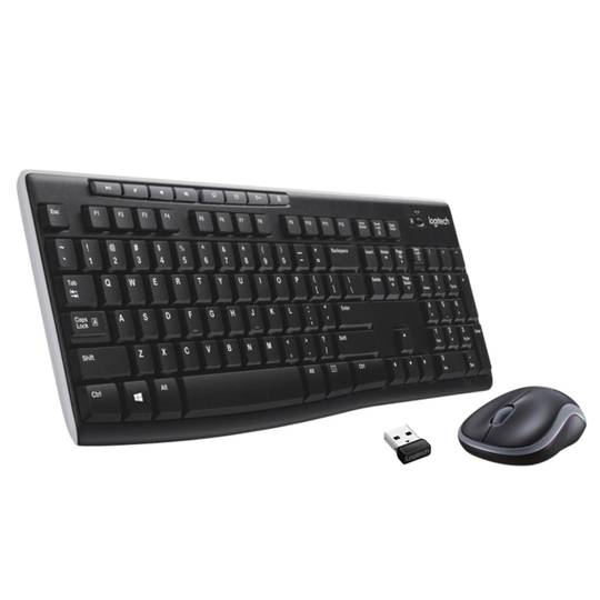 Logitech Black Wireless MK270 toetsenbord en muis combo 920-004513