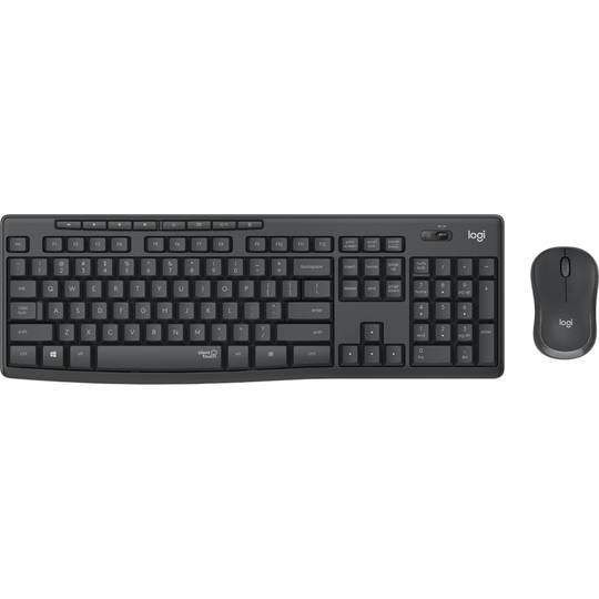Logitech MK295 draadloos toetsenbord en muis combo zwart 920-009798