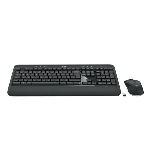 Combo tastiera e mouse wireless Logitech MK540 nero 920-008680