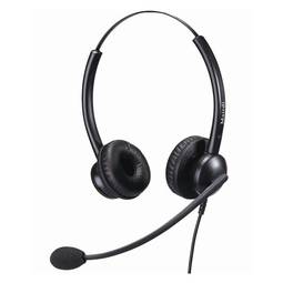 Dual headset with microphone Compatible with Plantronics QD model KG06