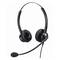 Podwójny zestaw słuchawkowy z mikrofonem zgodny z modelem Plantronics QD KG06