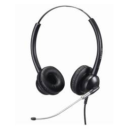 Podwójny zestaw słuchawkowy z mikrofonem zgodny z modelem Plantronics QD KG08