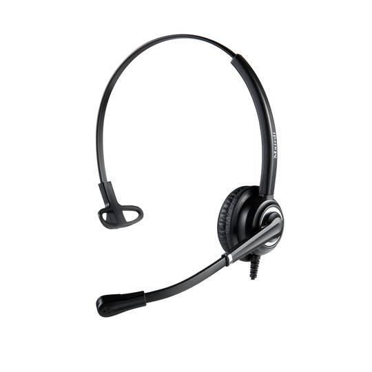 Auricular simple con micrófono compatible con Plantronics QD modelo KG09