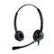 Doppio auricolare con microfono compatibile con Plantronics QD KG10 modello