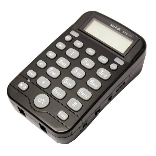 Marcador telefónico para 2 auriculares con micrófono modelo KG42