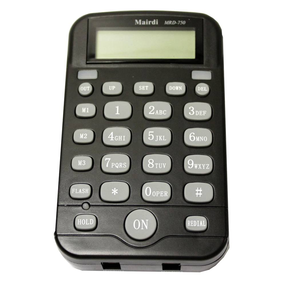 Marcador telefónico para 2 auriculares con micrófono modelo KG42