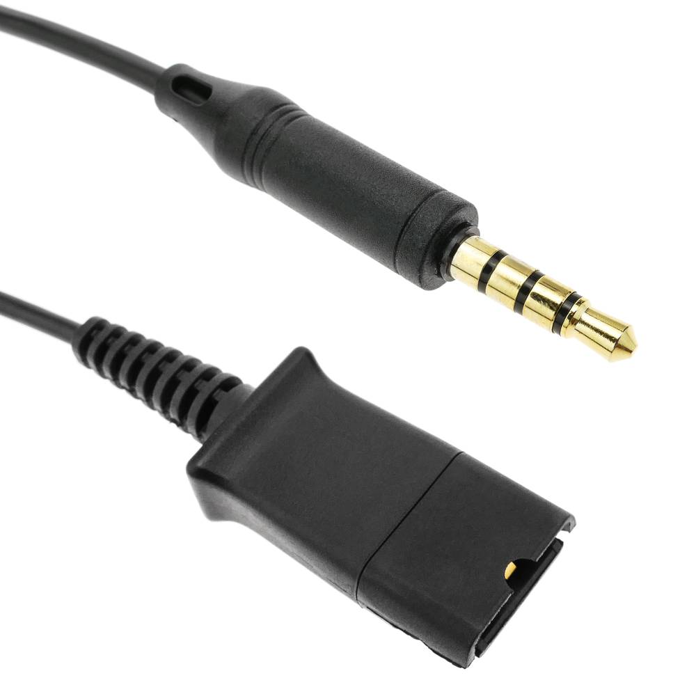 Cable adaptador para auriculares DuKabel TopSeries cable divisor y alargador para audio estéreo Audio + Mic 30 cm, nailon, 3,5 mm, 4 pines, TRRS macho a 2 conectores TRRS de 4 pines TRRS 