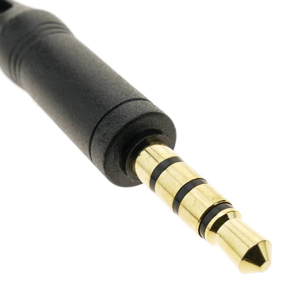 Kabel kompatibel mit Plantronics QD zur Minianschluss 3,5 mm 4-polig 50 cm