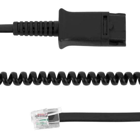 Kabel kompatibel mit Plantronics QD zu RJ9-Telefon für Cisco 7900