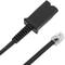 Kabel kompatibel mit Plantronics QD zu RJ9-Telefon für Cisco 7900