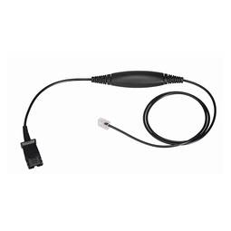 Cavo compatibile con i telefoni Plantronics QD a RJ9 per Avaya 1600 9600