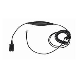 Cavo compatibile con Plantronics QD al telefono standard RJ9 con amplificatore