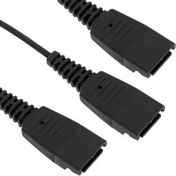 Cable duplicador compatible con GN Netcom QD de 40cm