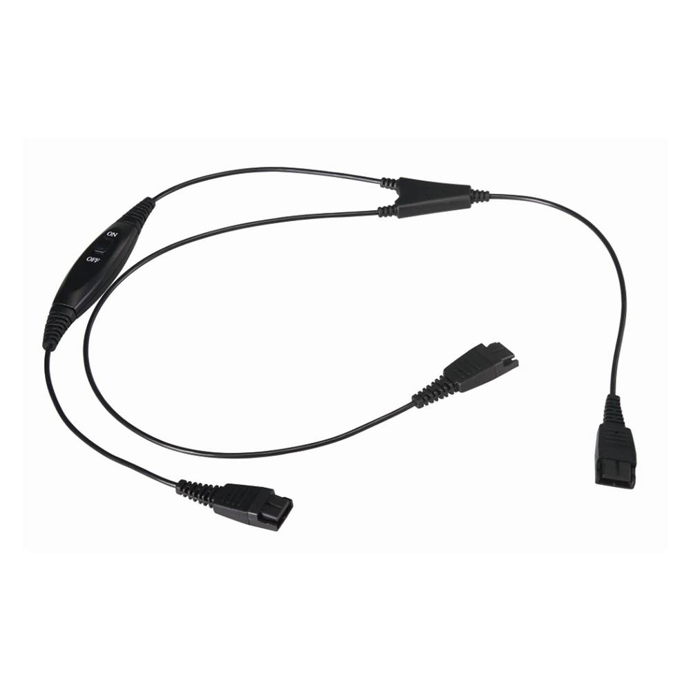 Cable duplicador compatible con GN Netcom QD de 40cm con volúmen