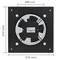 Estrattore d'aria a muro di 200 mm per la ventilazione industriale 2550 rpm quadrati 310x310x48 mm