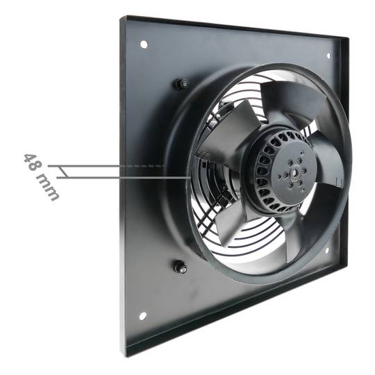 200mm Ventilateur Mural Variateur de vitesse 500 Watt avec Extracteur d'air  Industriel VENTILATEUR Aspiration ventilation 20cm