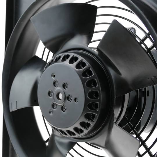 Estrattore d'aria a muro di 200 mm per la ventilazione industriale 2550 rpm quadrati 310x310x48 mm